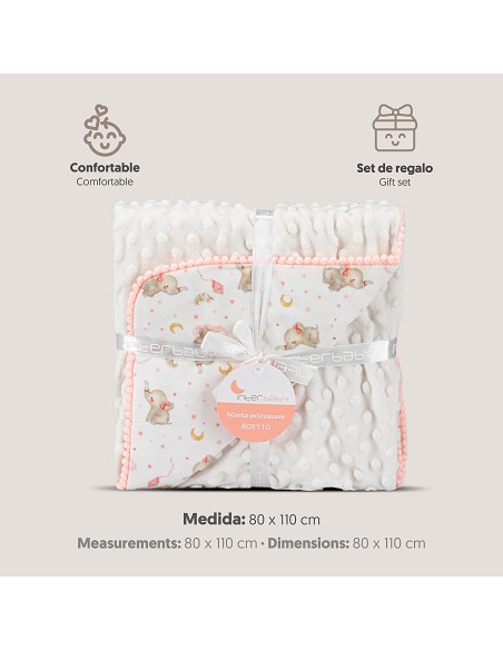 Manta Burbuja   Mod Elefante Rosa
