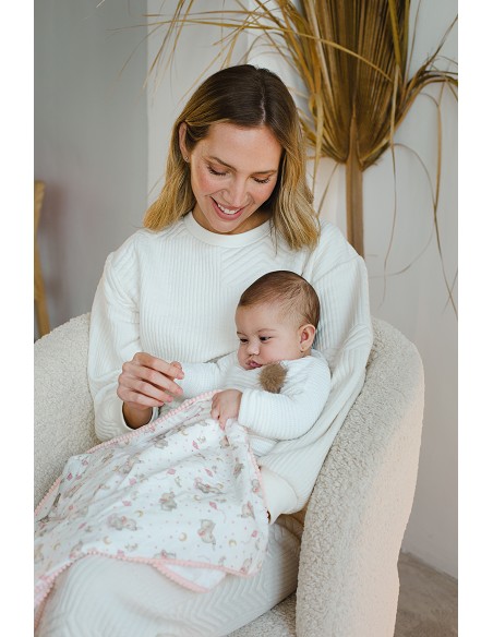 Manta Burbuja   Mod Elefante Rosa