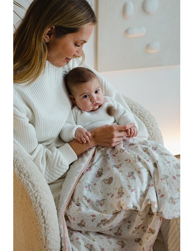 Manta Burbuja   Mod Elefante Rosa