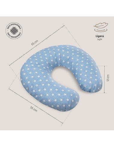 Almohada Lactancia Mod Star Azul
