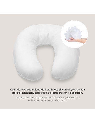 Almohada Lactancia Mod Star Rosa