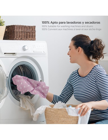 Almohada Lactancia Mod Star Rosa