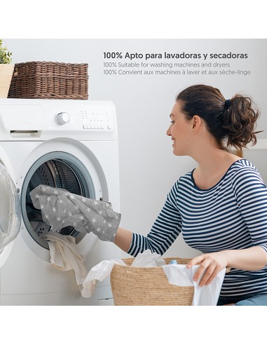 Almohada Lactancia Mod Star Gris