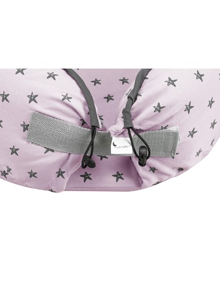 Almohada Nido Mod Estrella Rosa