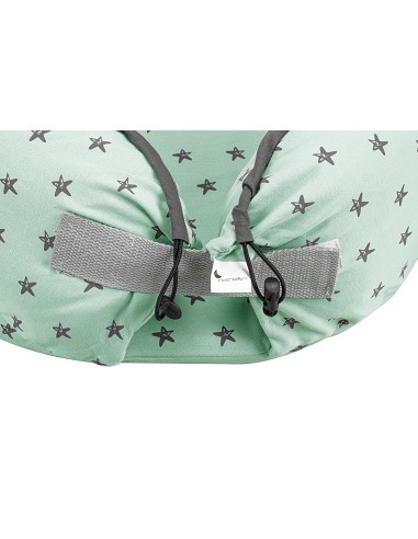 Almohada Nido Mod Estrella Verde