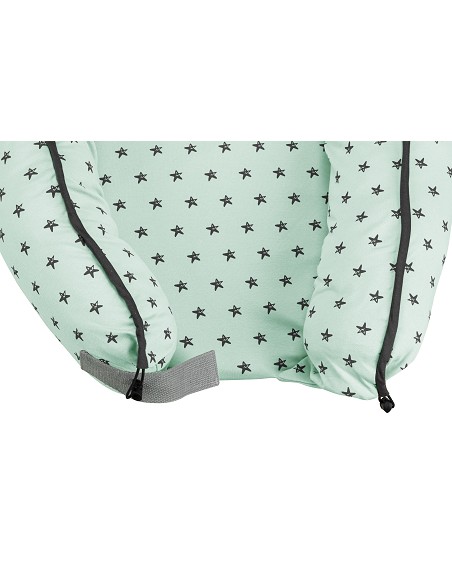 Almohada Nido Mod Estrella Verde