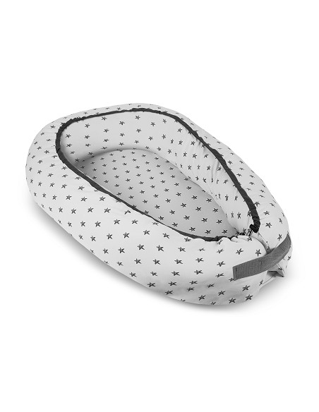 Almohada Nido Mod Estrella Gris