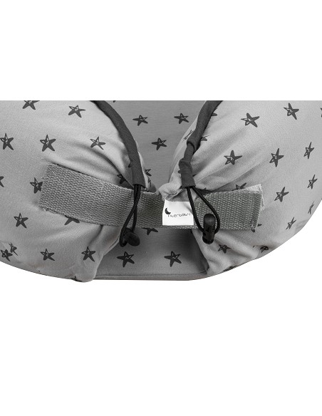 Almohada Nido Mod Estrella Gris