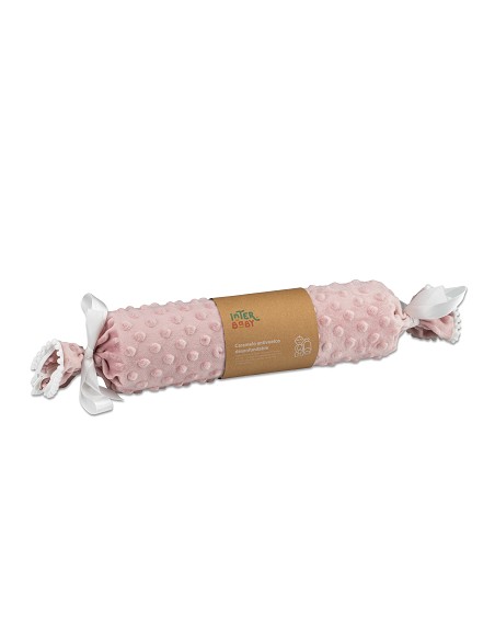 Cojin Antivuelco Burbujas Rosa Maquillaje