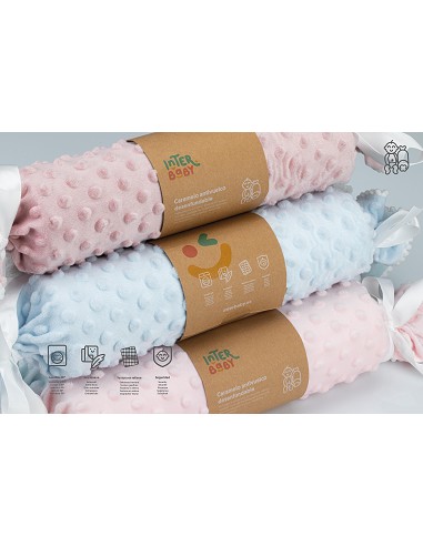 Cojin Antivuelco Burbujas Rosa Maquillaje