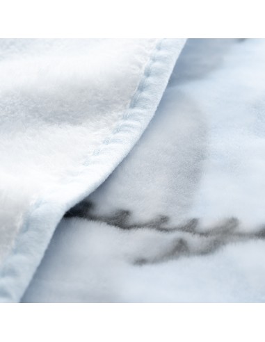 Manta Rachel Mod Osito Nube Azul