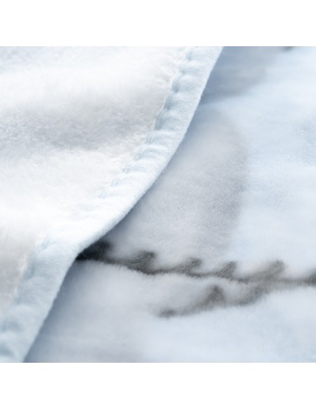 Manta Rachel Mod Osito Nube Azul