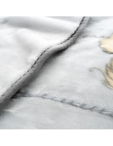 Manta Rachel Mod Osito Nube Gris