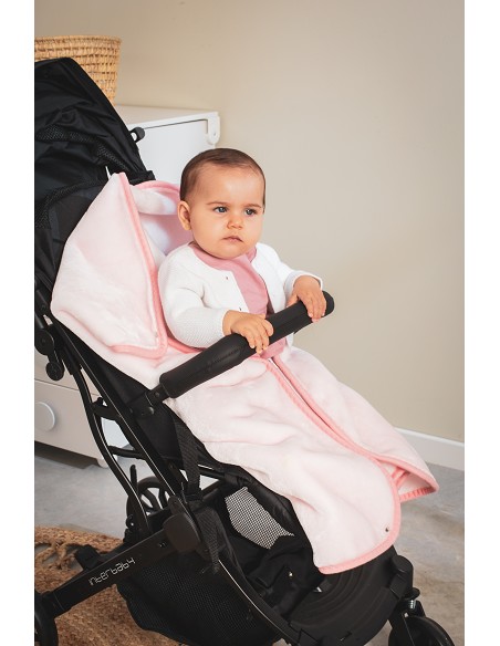 Manta Saco Rachel Mod Osito Nube Rosa