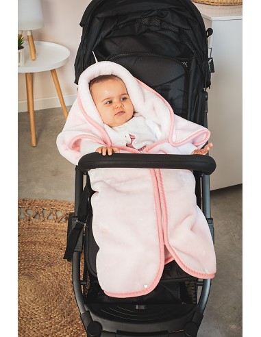Manta Saco Rachel Mod Osito Nube Rosa