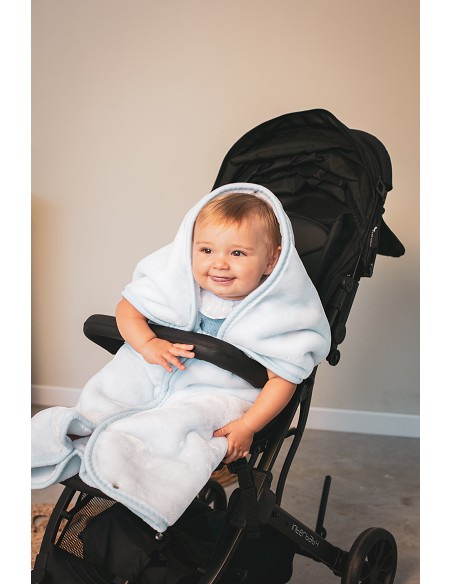 Manta Saco Rachel Mod Osito Nube Rosa