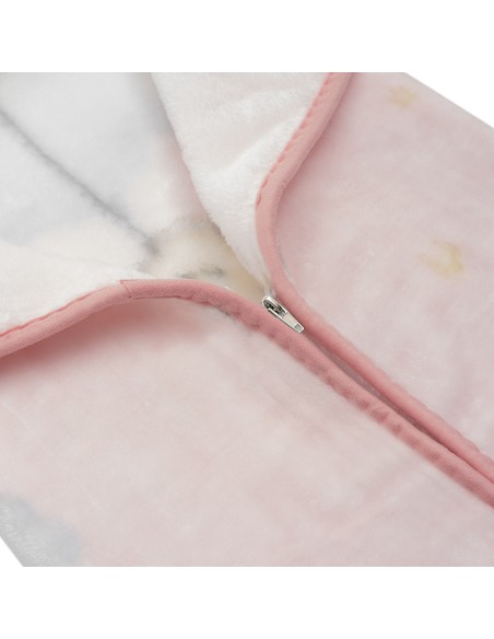 Manta Saco Rachel Mod Osito Nube Rosa