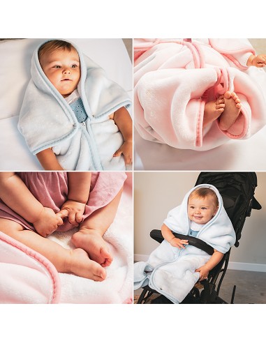 Manta Saco Rachel Mod Osito Nube Gris