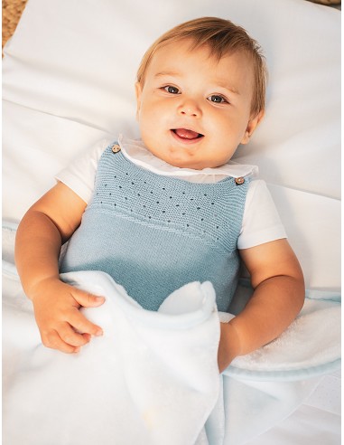 Manta Saco Rachel Mod Osito Nube Gris