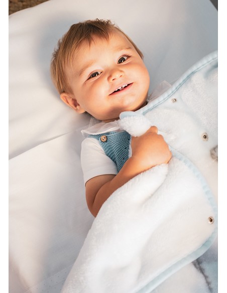 Manta Saco Rachel Mod Osito Nube Gris