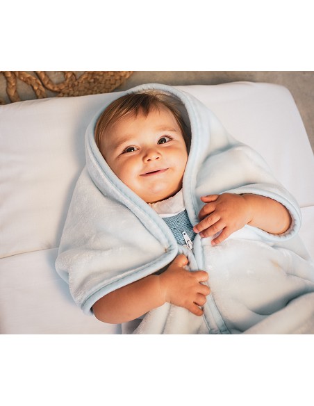 Manta Saco Rachel Mod Osito Nube Gris