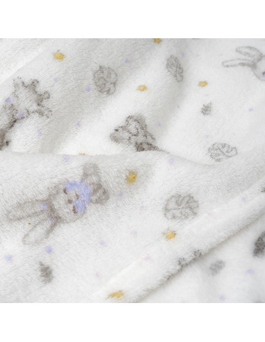 Manta Estampada Koala Azul