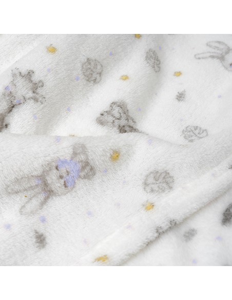 Manta Estampada Koala Azul