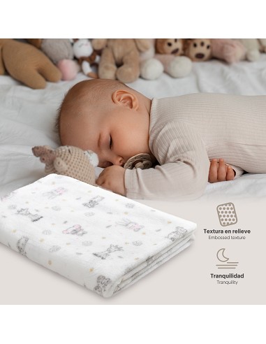 Manta Estampada Koala Rosa