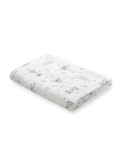 Manta Estampada Koala Rosa