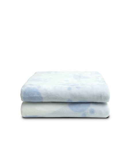 Manta Cuna Sedalina Parejita Osos Azul