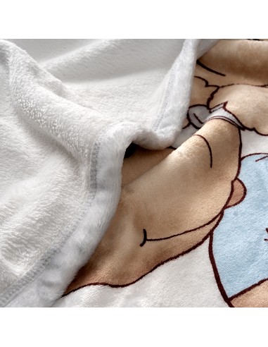 Manta Cuna Sedalina Parejita Osos Gris