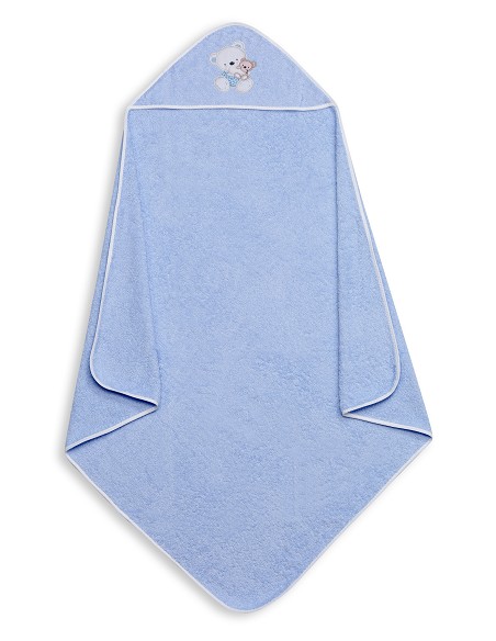 Capa de Baño 1 x 1 Mt Mod Osito Columpio Azul