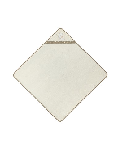 Capa de Baño Liliposas Mod Oso Estrella Beig