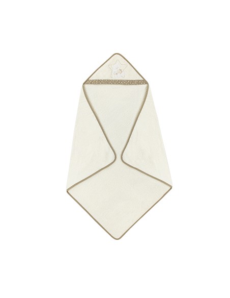 Capa de Baño Liliposas Mod Oso Estrella Beig