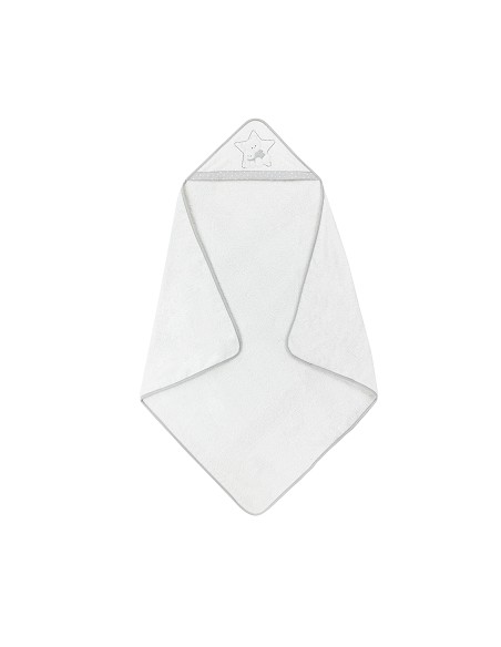 Capa de Baño Liliposas Mod Oso Estrella Bco/Gris