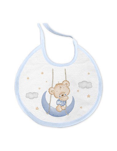 Capa de Baño 1X1 con Babero Modelo Osito Luna...