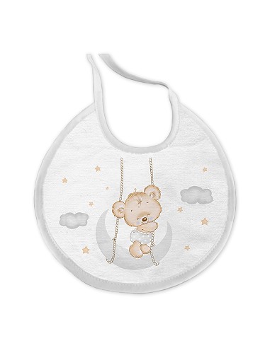 Capa de Baño 1X1 con Babero Modelo Osito Luna...