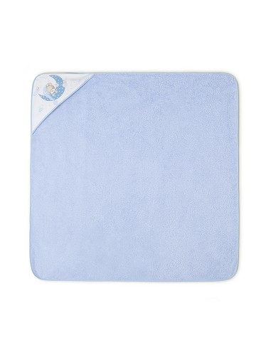Capa de Baño 1 x 1 Mt Mod Bear Sleeping Azul