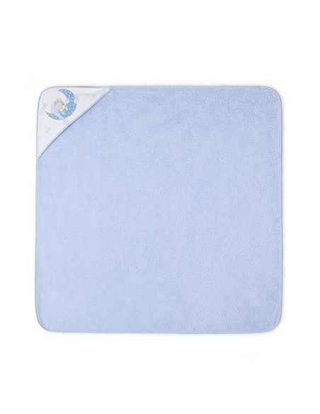 Capa de Baño 1 x 1 Mt Mod Bear Sleeping Azul