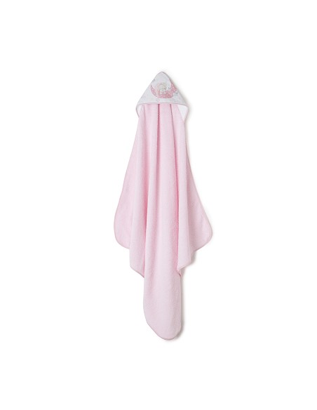 Capa de Baño 1 x 1 Mt Mod Bear Sleeping Rosa