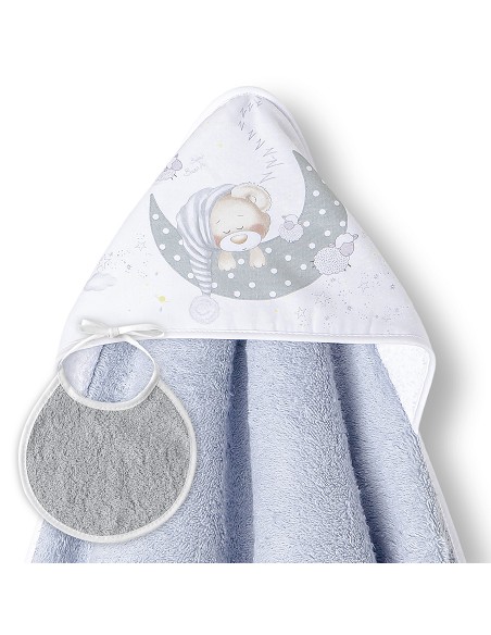 Capa de Baño 1 x 1 Mt Mod Bear Sleeping Gris