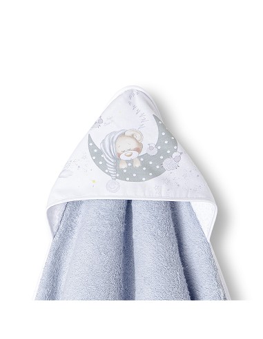 Capa de Baño 1 x 1 Mt Mod Bear Sleeping Gris