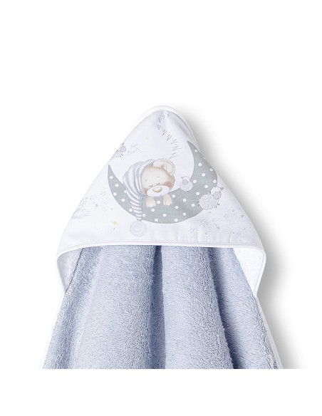 Capa de Baño 1 x 1 Mt Mod Bear Sleeping Gris