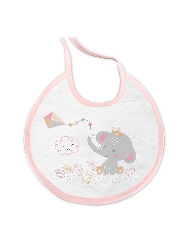 Capa de Baño 1X1 con Babero Modelo Cachirulo Rosa