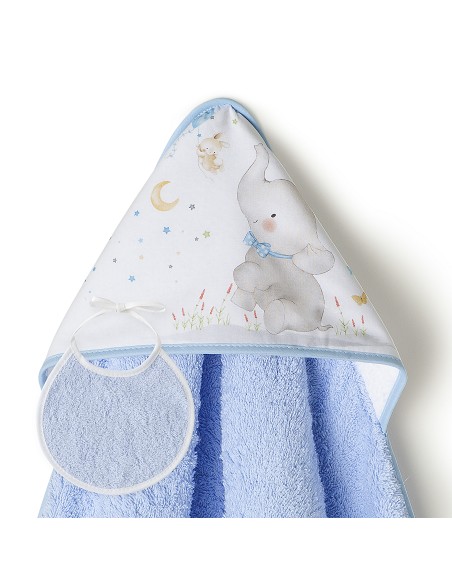 Capa de Baño 1 x 1 Mt  Mod Elefante Azul