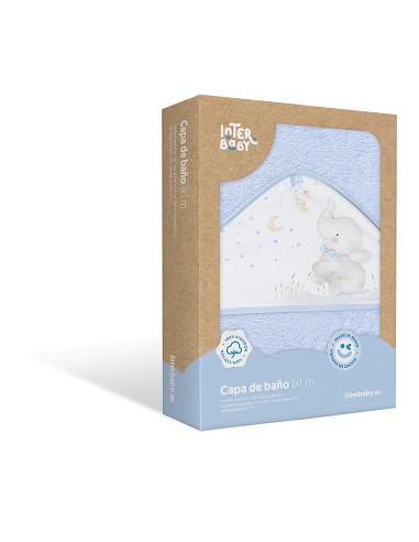 Capa de Baño 1 x 1 Mt  Mod Elefante Azul