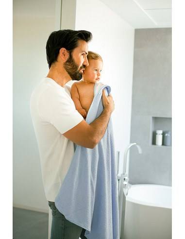 Capa de Baño 1 x 1 Mt  Mod Elefante Azul