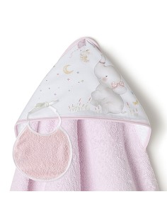 Capa de Baño 1 x 1 Mt  Mod Elefante Rosa