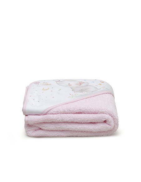 Capa de Baño 1 x 1 Mt  Mod Elefante Rosa