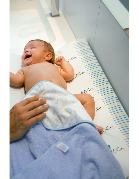 Capa de Baño 1 x 1 Mt  Mod Elefante Bco/Rosa